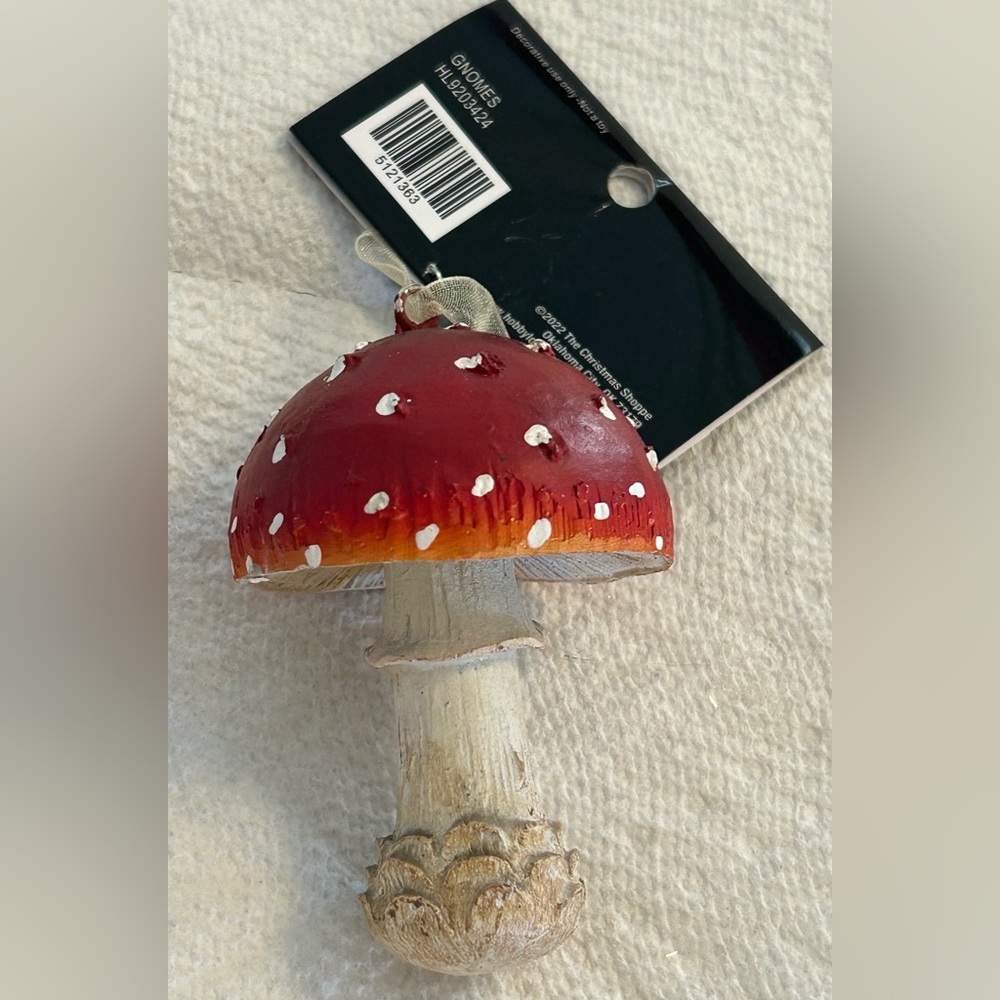 Mushroom Christmas Shoppe Ornament